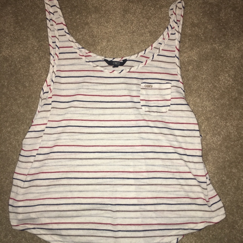 OBEY Striped Tank